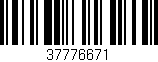 Código de barras (EAN, GTIN, SKU, ISBN): '37776671'