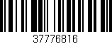 Código de barras (EAN, GTIN, SKU, ISBN): '37776816'