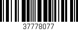 Código de barras (EAN, GTIN, SKU, ISBN): '37778077'