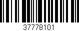 Código de barras (EAN, GTIN, SKU, ISBN): '37778101'
