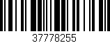 Código de barras (EAN, GTIN, SKU, ISBN): '37778255'