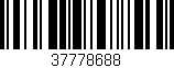 Código de barras (EAN, GTIN, SKU, ISBN): '37778688'