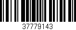Código de barras (EAN, GTIN, SKU, ISBN): '37779143'