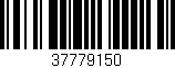 Código de barras (EAN, GTIN, SKU, ISBN): '37779150'