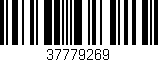 Código de barras (EAN, GTIN, SKU, ISBN): '37779269'