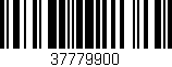 Código de barras (EAN, GTIN, SKU, ISBN): '37779900'