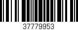 Código de barras (EAN, GTIN, SKU, ISBN): '37779953'