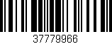 Código de barras (EAN, GTIN, SKU, ISBN): '37779966'