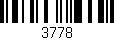 Código de barras (EAN, GTIN, SKU, ISBN): '3778'