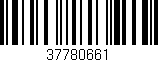 Código de barras (EAN, GTIN, SKU, ISBN): '37780661'