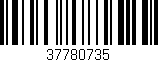 Código de barras (EAN, GTIN, SKU, ISBN): '37780735'