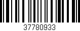 Código de barras (EAN, GTIN, SKU, ISBN): '37780933'