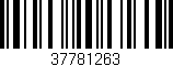 Código de barras (EAN, GTIN, SKU, ISBN): '37781263'