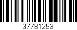 Código de barras (EAN, GTIN, SKU, ISBN): '37781293'