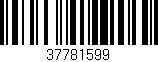 Código de barras (EAN, GTIN, SKU, ISBN): '37781599'