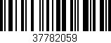 Código de barras (EAN, GTIN, SKU, ISBN): '37782059'