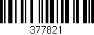 Código de barras (EAN, GTIN, SKU, ISBN): '377821'
