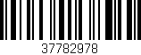 Código de barras (EAN, GTIN, SKU, ISBN): '37782978'