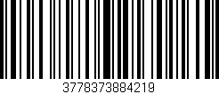 Código de barras (EAN, GTIN, SKU, ISBN): '3778373884219'