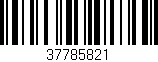 Código de barras (EAN, GTIN, SKU, ISBN): '37785821'