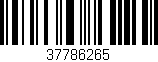 Código de barras (EAN, GTIN, SKU, ISBN): '37786265'