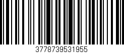 Código de barras (EAN, GTIN, SKU, ISBN): '3778739531955'