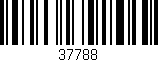 Código de barras (EAN, GTIN, SKU, ISBN): '37788'