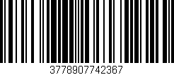 Código de barras (EAN, GTIN, SKU, ISBN): '3778907742367'
