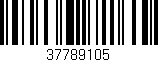 Código de barras (EAN, GTIN, SKU, ISBN): '37789105'