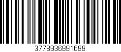 Código de barras (EAN, GTIN, SKU, ISBN): '3778936991699'