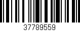 Código de barras (EAN, GTIN, SKU, ISBN): '37789559'