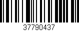 Código de barras (EAN, GTIN, SKU, ISBN): '37790437'
