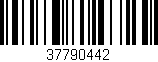 Código de barras (EAN, GTIN, SKU, ISBN): '37790442'