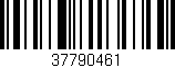 Código de barras (EAN, GTIN, SKU, ISBN): '37790461'