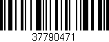 Código de barras (EAN, GTIN, SKU, ISBN): '37790471'