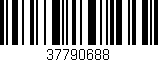 Código de barras (EAN, GTIN, SKU, ISBN): '37790688'