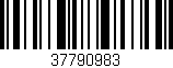 Código de barras (EAN, GTIN, SKU, ISBN): '37790983'