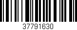 Código de barras (EAN, GTIN, SKU, ISBN): '37791630'