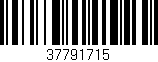 Código de barras (EAN, GTIN, SKU, ISBN): '37791715'