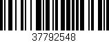 Código de barras (EAN, GTIN, SKU, ISBN): '37792548'