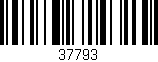 Código de barras (EAN, GTIN, SKU, ISBN): '37793'