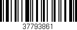 Código de barras (EAN, GTIN, SKU, ISBN): '37793861'