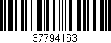 Código de barras (EAN, GTIN, SKU, ISBN): '37794163'