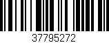 Código de barras (EAN, GTIN, SKU, ISBN): '37795272'