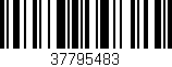 Código de barras (EAN, GTIN, SKU, ISBN): '37795483'