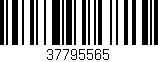 Código de barras (EAN, GTIN, SKU, ISBN): '37795565'
