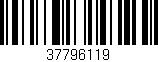 Código de barras (EAN, GTIN, SKU, ISBN): '37796119'