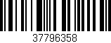 Código de barras (EAN, GTIN, SKU, ISBN): '37796358'