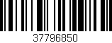 Código de barras (EAN, GTIN, SKU, ISBN): '37796850'