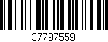 Código de barras (EAN, GTIN, SKU, ISBN): '37797559'